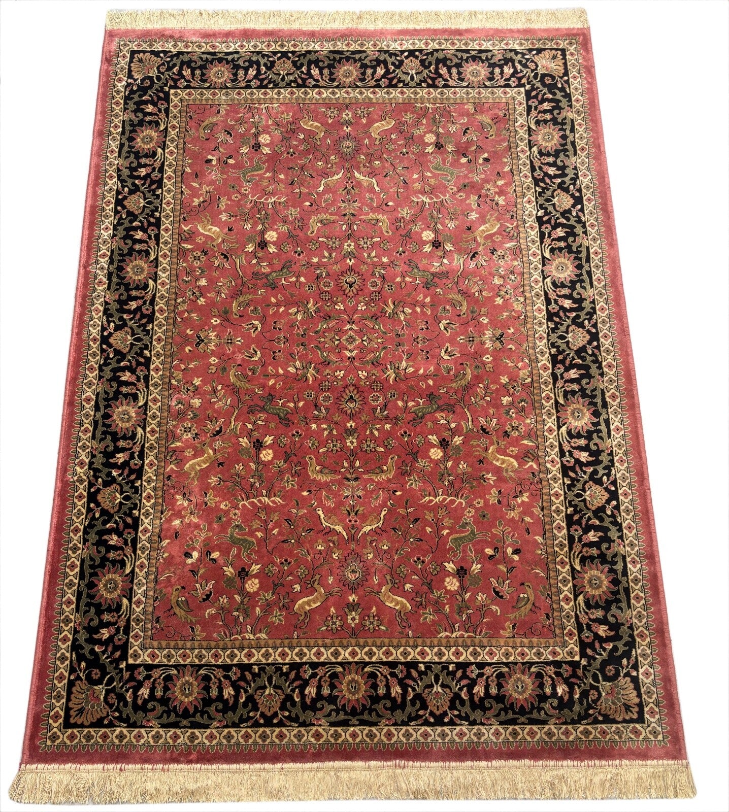 Orientteppich Rosa Kaschmir Design Teppich 150x210 cm MA