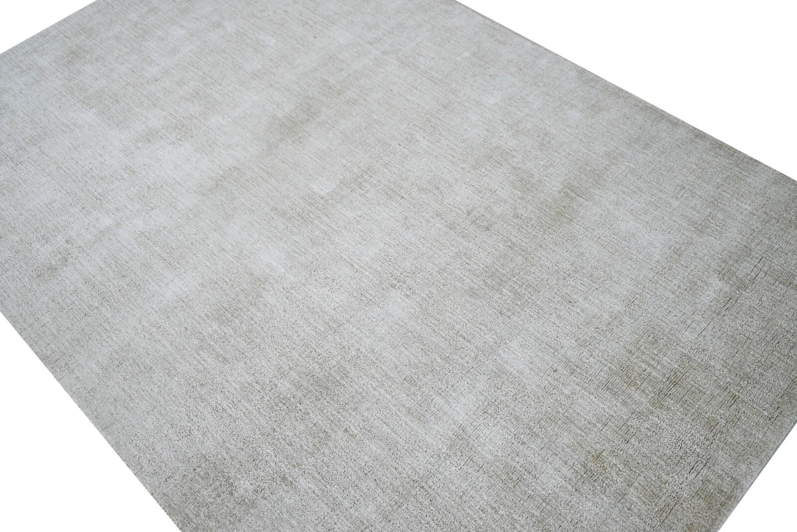 Tappeto tessuto a mano 120x180 crema effetto lucido lino piatto soggiorno SH253