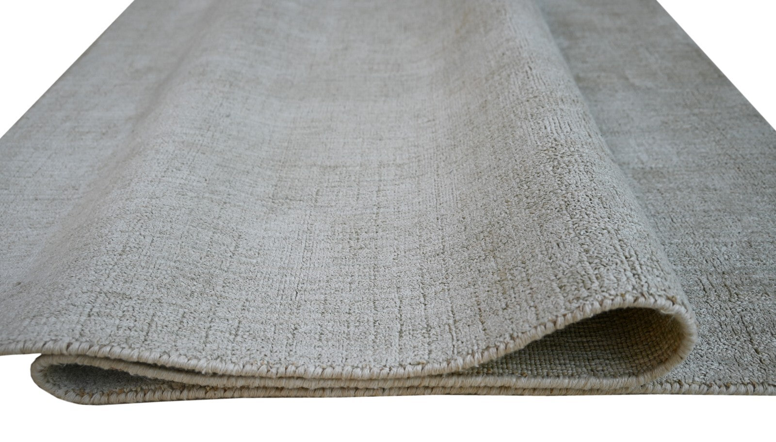 Tappeto tessuto a mano 120x180 crema effetto lucido lino piatto soggiorno SH221