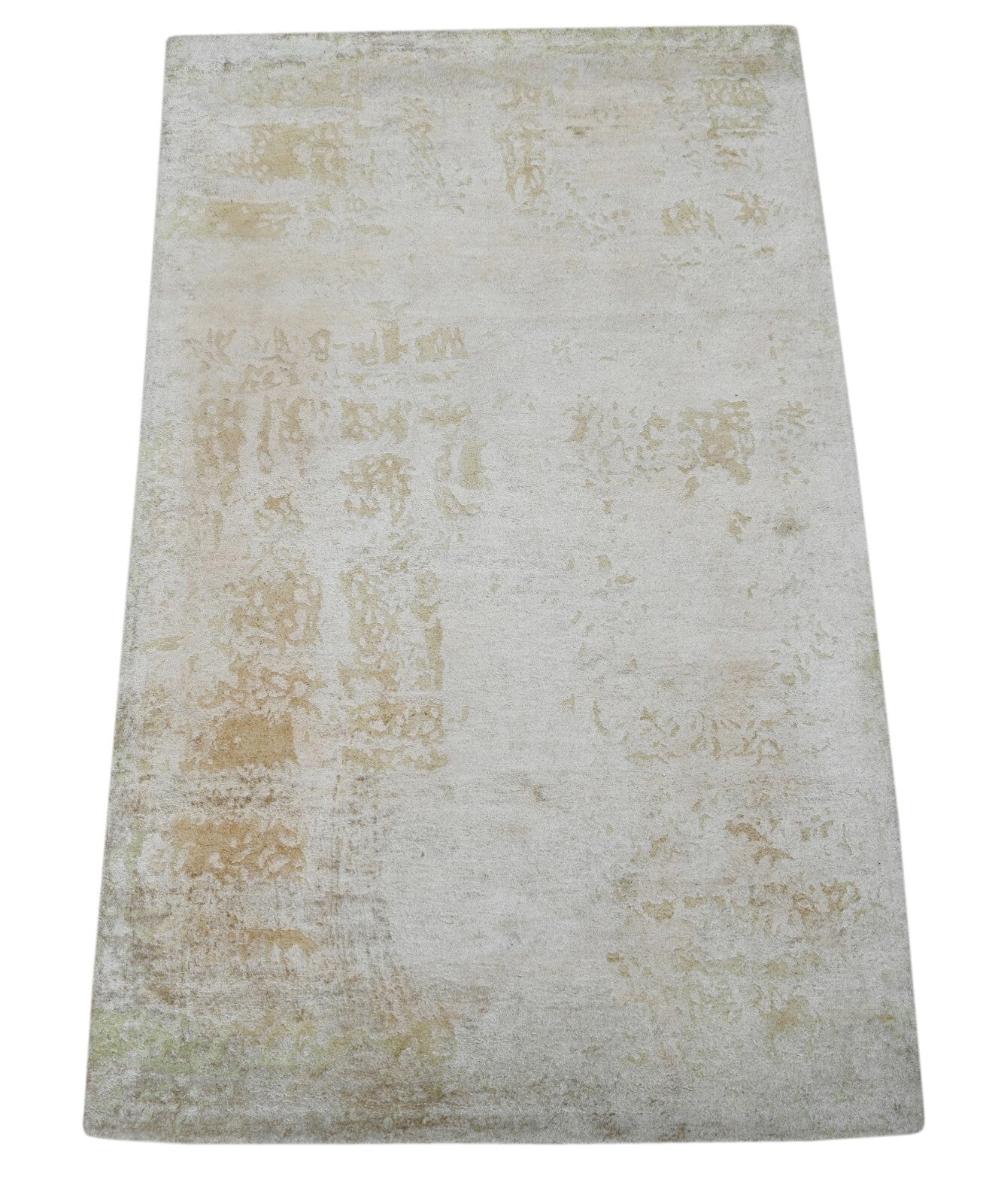 Handgetufteter Viskose teppich 150x240 dark beige Modern Wohnzimmer SH234