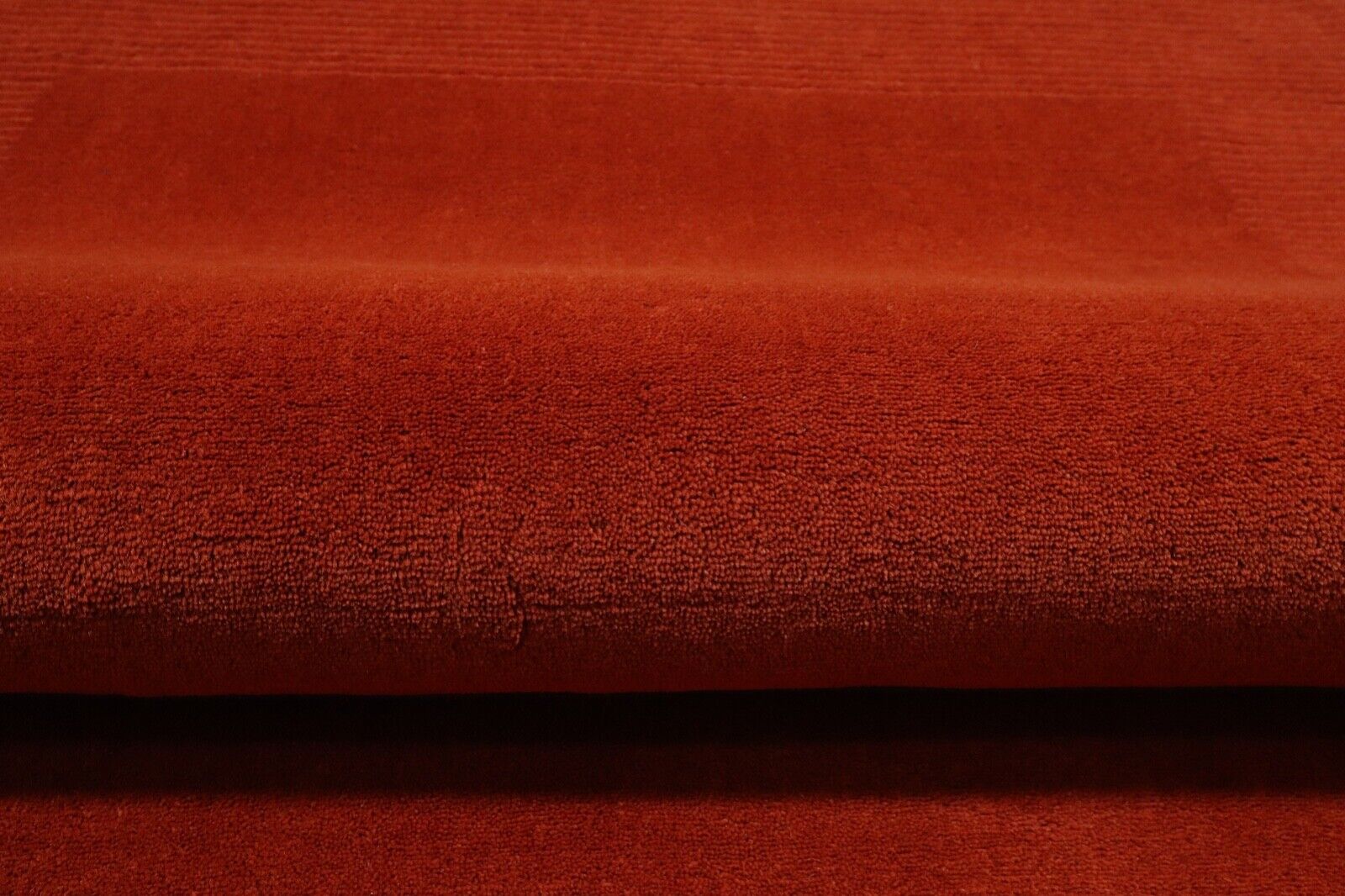 Teppich 100% Wolle 120X180 cm Handarbeit Rot Orange Handgetuftet T972