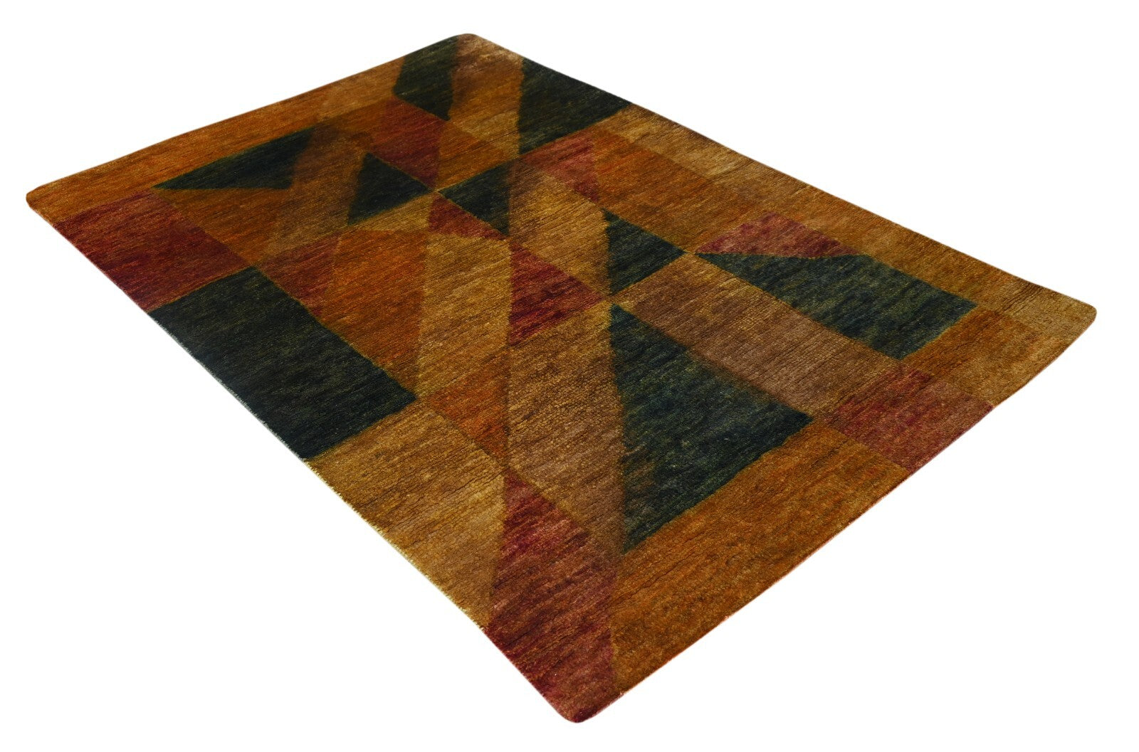 Modernes Handgeknüpfter Jute 150x240 Vintage multi Wohnzimmer Teppich SH169