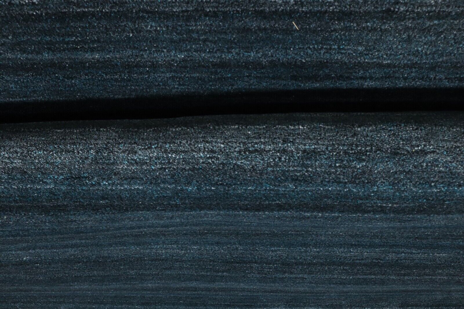 Teppich Dunkel Blau 100% Wolle 160X230 cm Handarbeit Handgetuftet T926