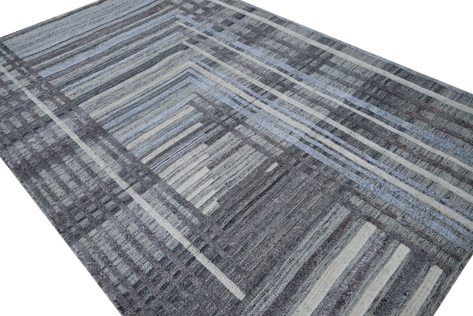 Moodne käsitsi sõlmitud villane 150x240 vintage hall elutoa vaip SH134