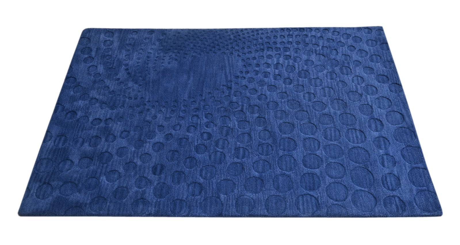 Handgetufteter Wolle teppich 120x180 blau Modern Wohnzimmer SH207