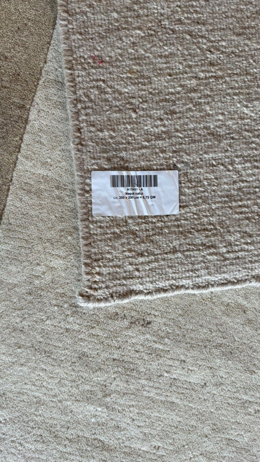 Teppich Handgeknüpft 250X350 cmBeige Braun Wolle Orientteppich Indo Nepal 40 KG