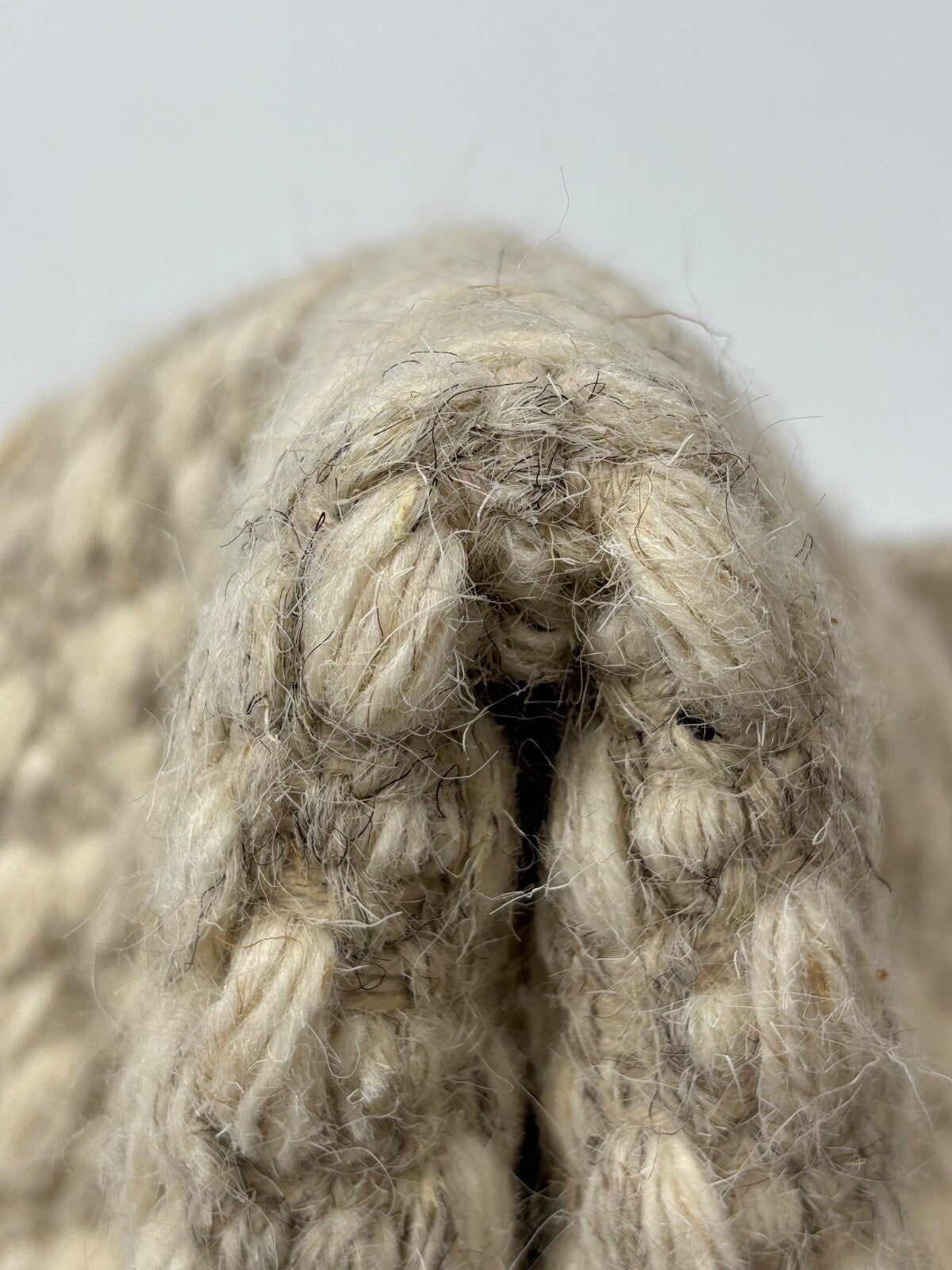 Kilim Dhurry Teppich 60x90cm Handgefertigt 100% Wolle Naturbeige DWD553