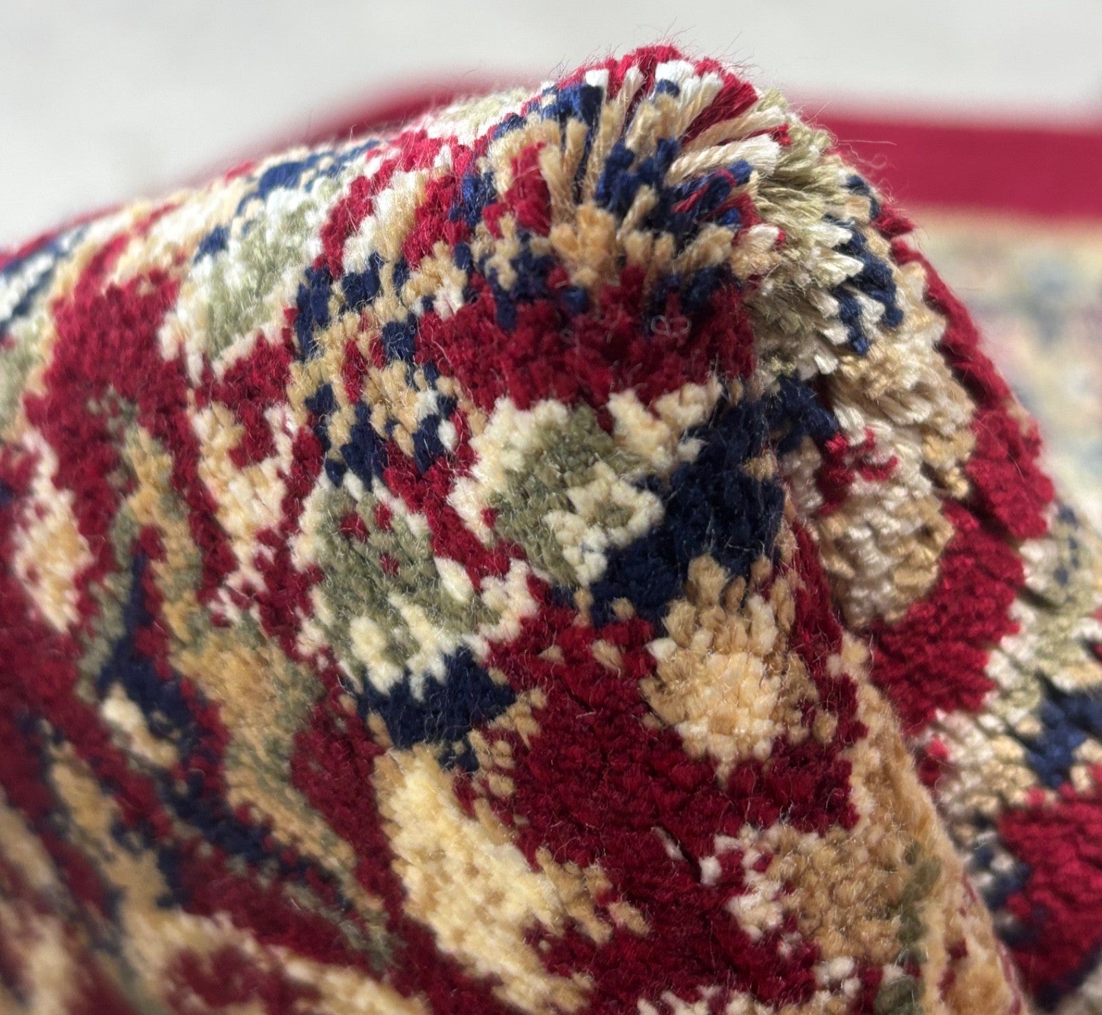 Kashmir Design orijentalni tepih 150x210 cm viskoza svila sjaj crvena/bež M53R