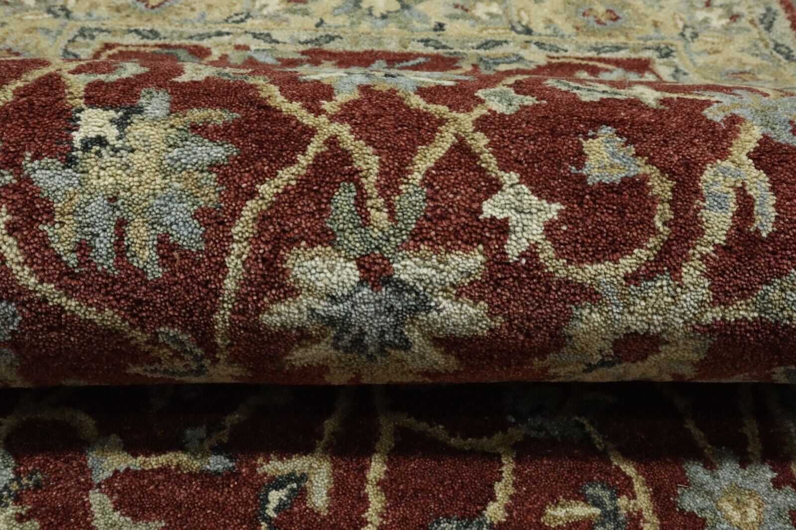 Rot Orient Teppich 100% Wolle 90X160 cm Handarbeit Handgetuftet T980