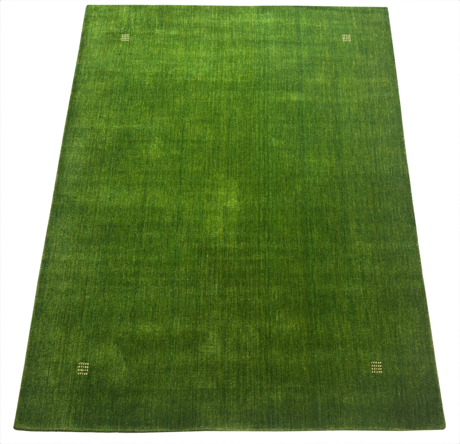 Orientteppich Gabbeh Loom Handgefertigt Teppich 100% Wolle 170X240 CM Grün