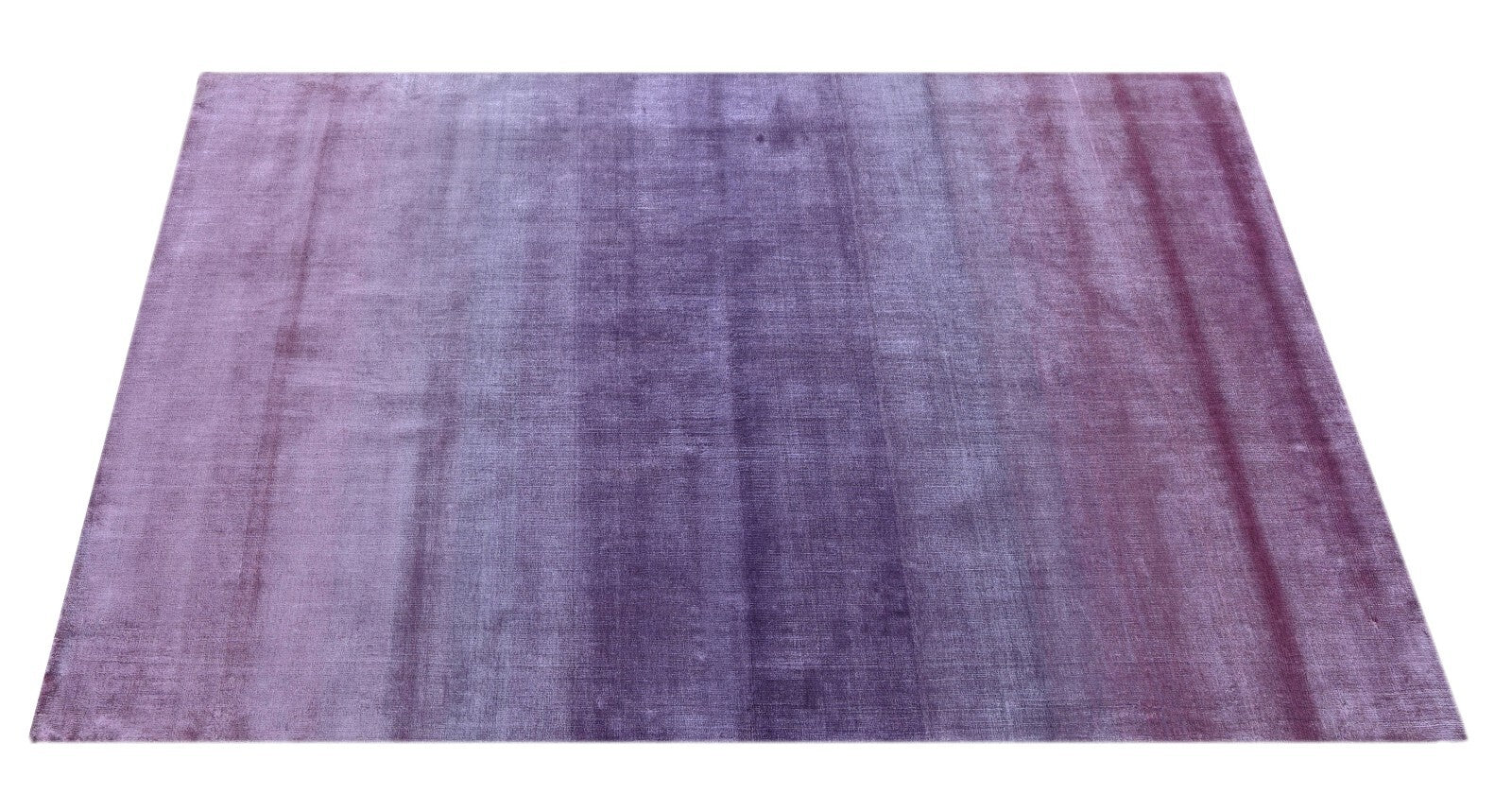 Handgewebter Teppich 150x240 Rosa Glanzoptik Viskose Flach Wohnzimmer SH103