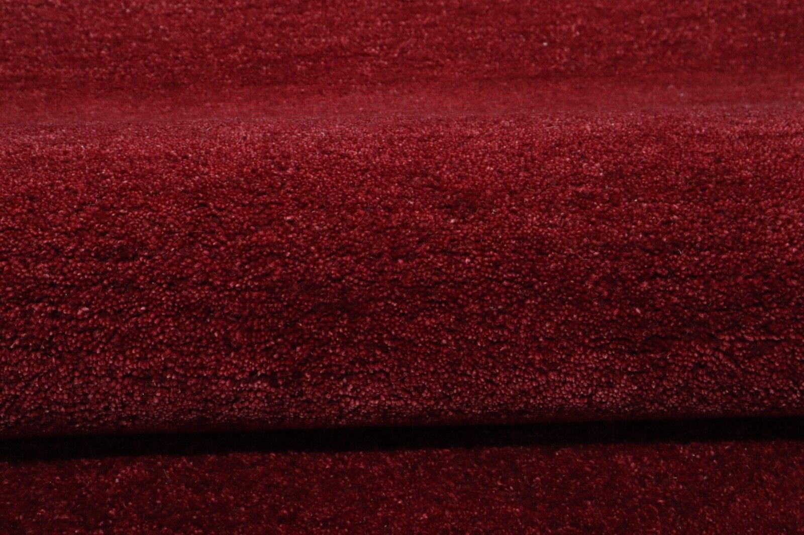 Gabbeh Rot Brücke Teppich 100% Wolle 90X250 cm Läufer Handgetuftet T987