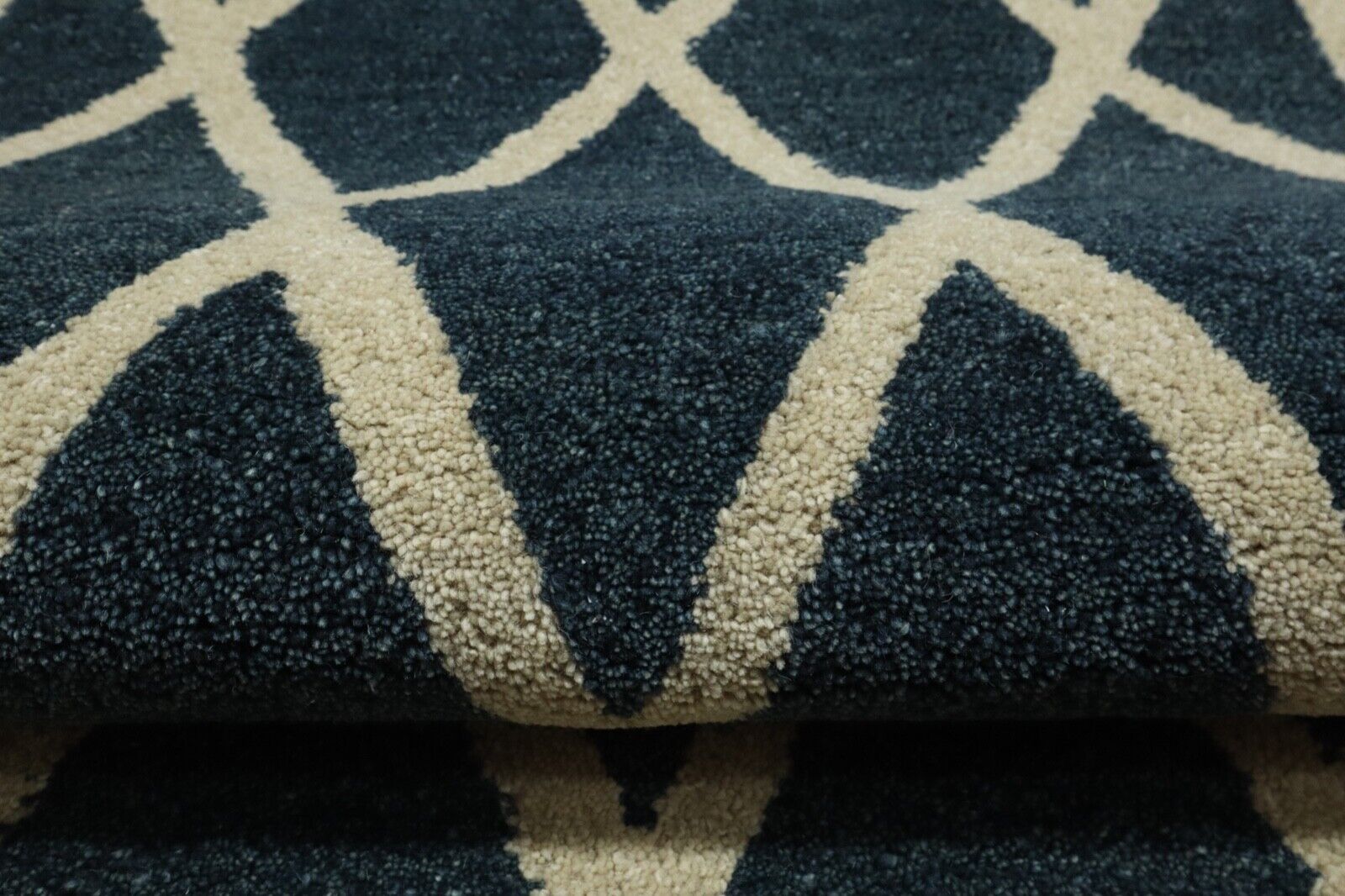 Tappeto Gabbeh 100% lana 70X140 cm fatto a mano grigio beige annodato a mano T998