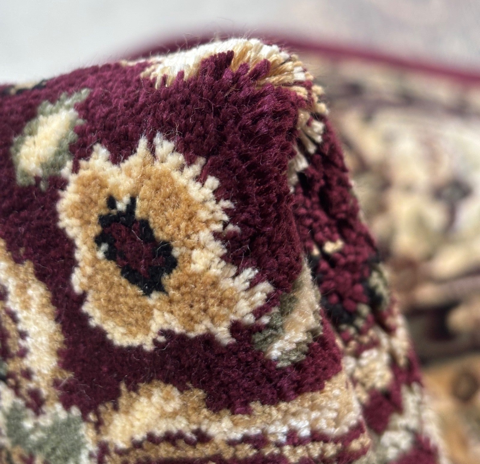 Idamaine vaip, kastanpruun, kašmiir, Tabrizi disainiga vaip, 150x210 cm, M36M