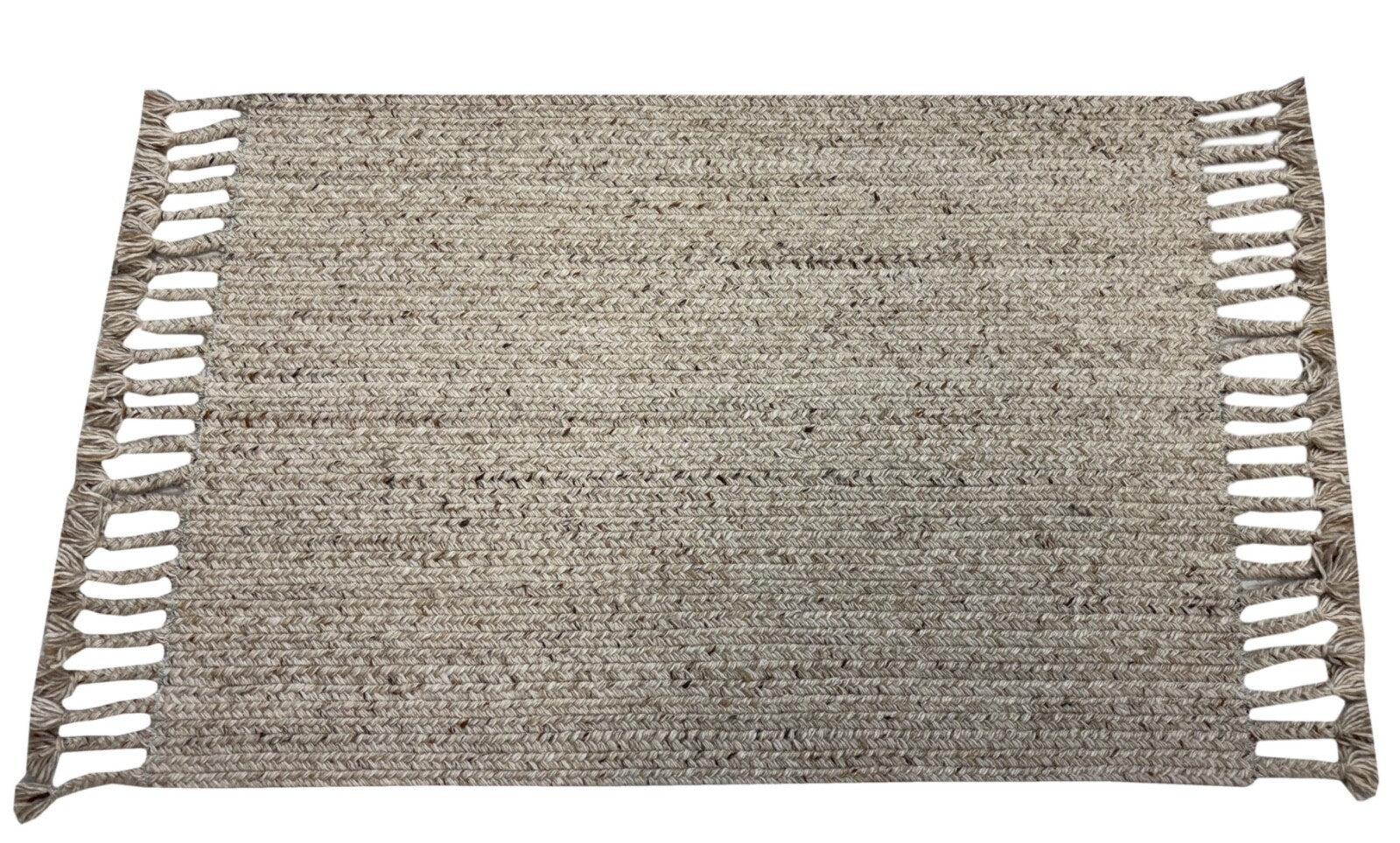 Preproga 60x90 cm, ročno tkana, s črtastim vzorcem, za zunanjo uporabo, za notranjo uporabo, iz PET preje, moderna, R87