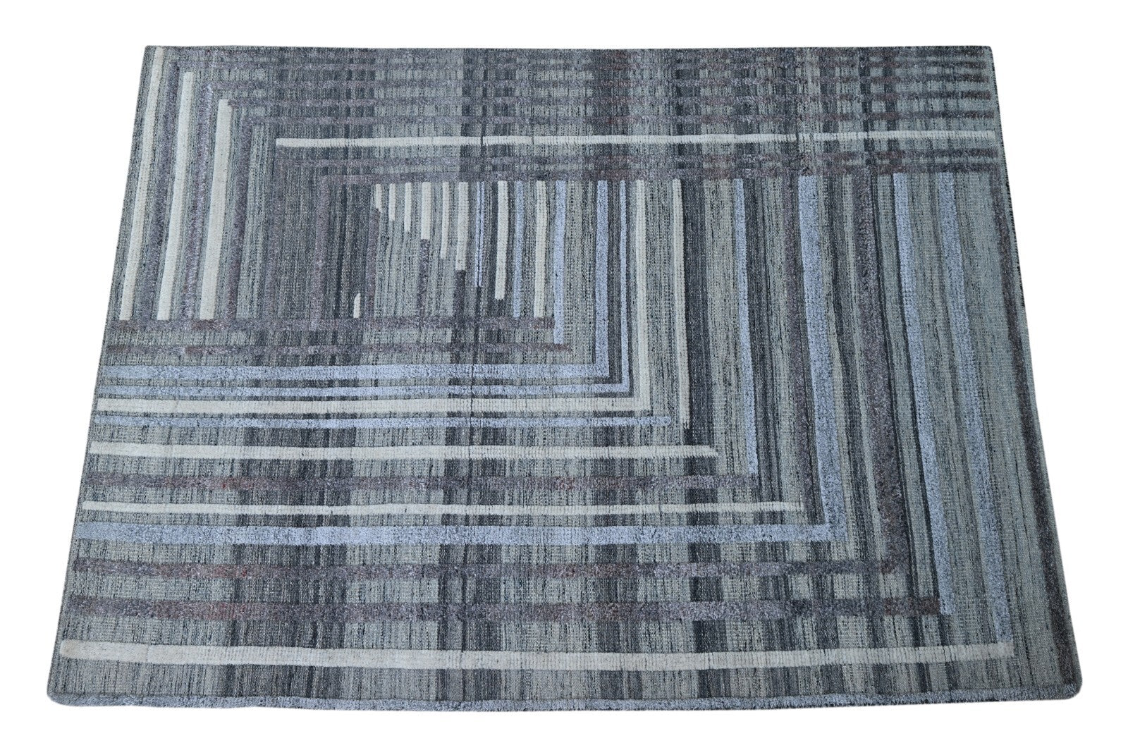 Moodne käsitsi sõlmitud villane 150x240 vintage hall elutoa vaip SH134