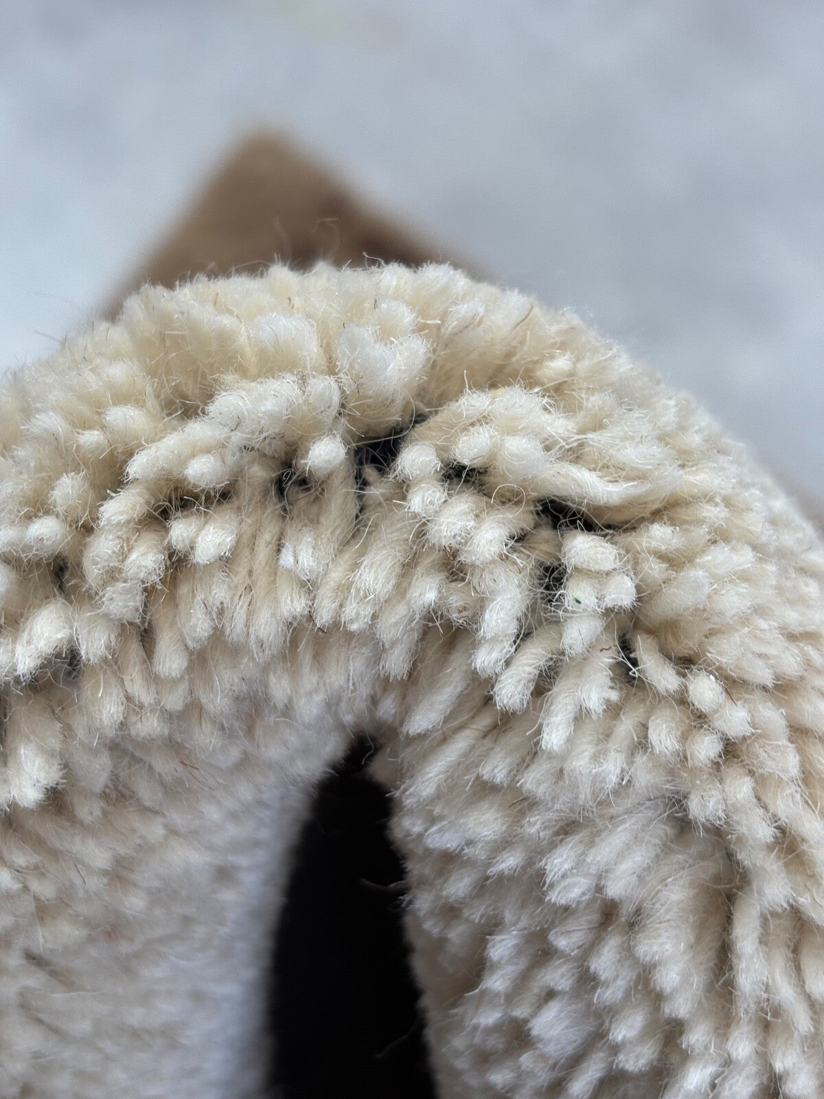 Gabbeh Wollteppich 170x240cm Handgeknüpft 100% Wolle Naturfarbe Beige ST30