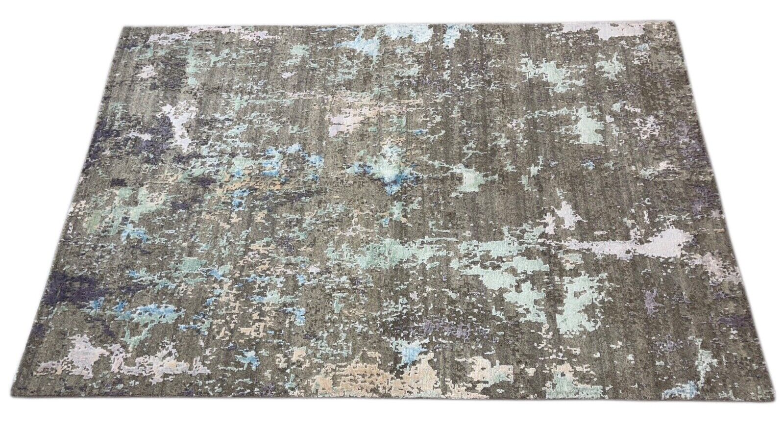 Handgeknüpft Teppich Einzigartiges Design Bambus seide Wolle 171X245 cm DS3