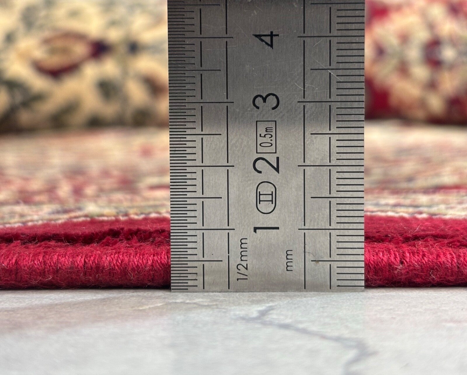 Orientteppich 150x210 cm Kashmir Design Viskose mit Seidenglanz Luxuriös Teppich