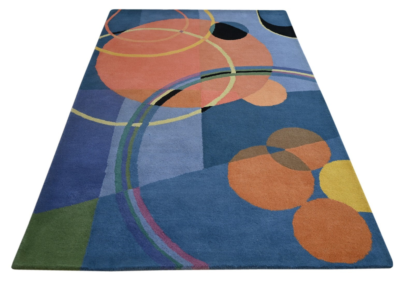 Handgetufteter Wolle teppich 150x240 multi Modern Wohnzimmer SH236