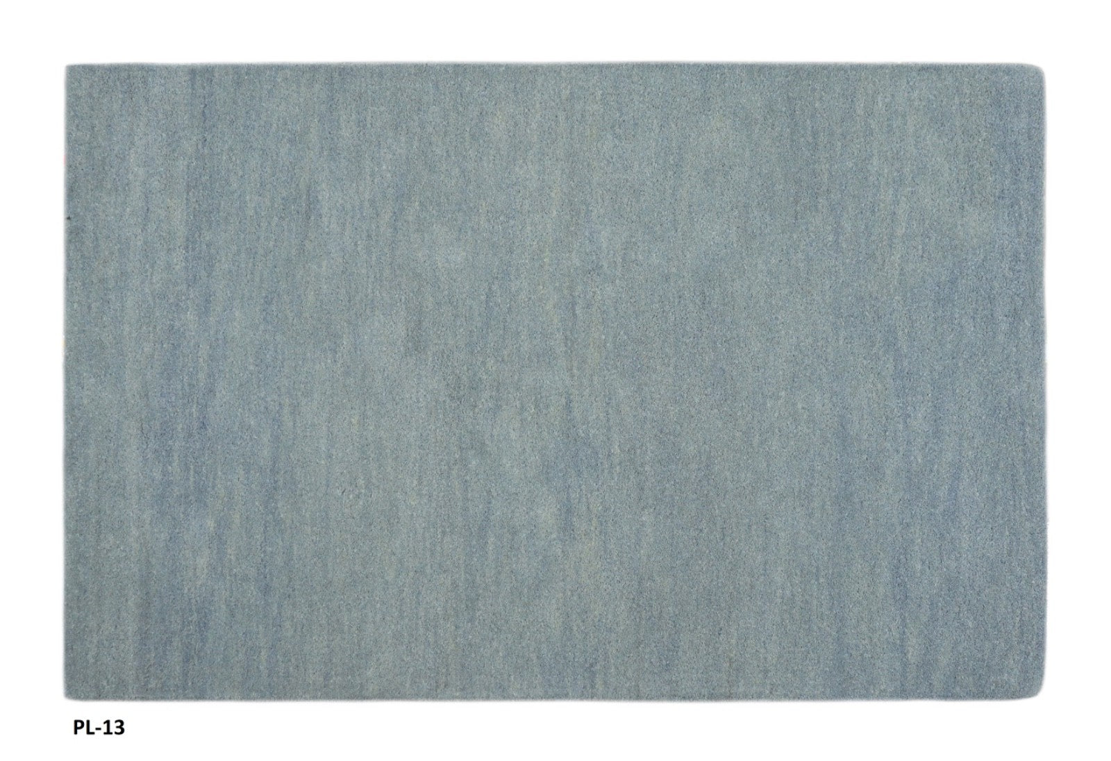 Gabbeh Teppich 100% Wolle Hellblau Uni Farbe 120x180 cm Handgemacht PL13