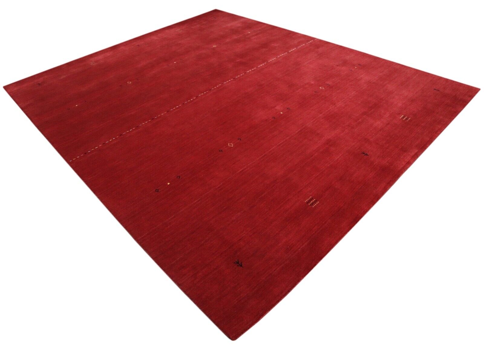 Gabbeh Rot Teppich 100% Wolle 250x300 cm Handgewebt Lori Lr1054