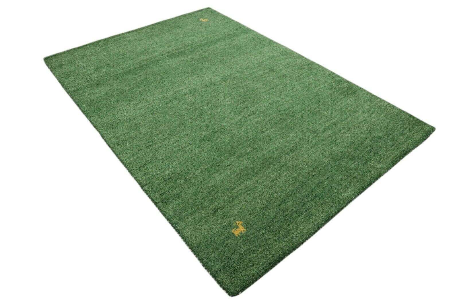 Koberec Gabbeh, 100% vlna, 160x230 cm, zelený, ručně vyrobený, ručně všívaný, T940