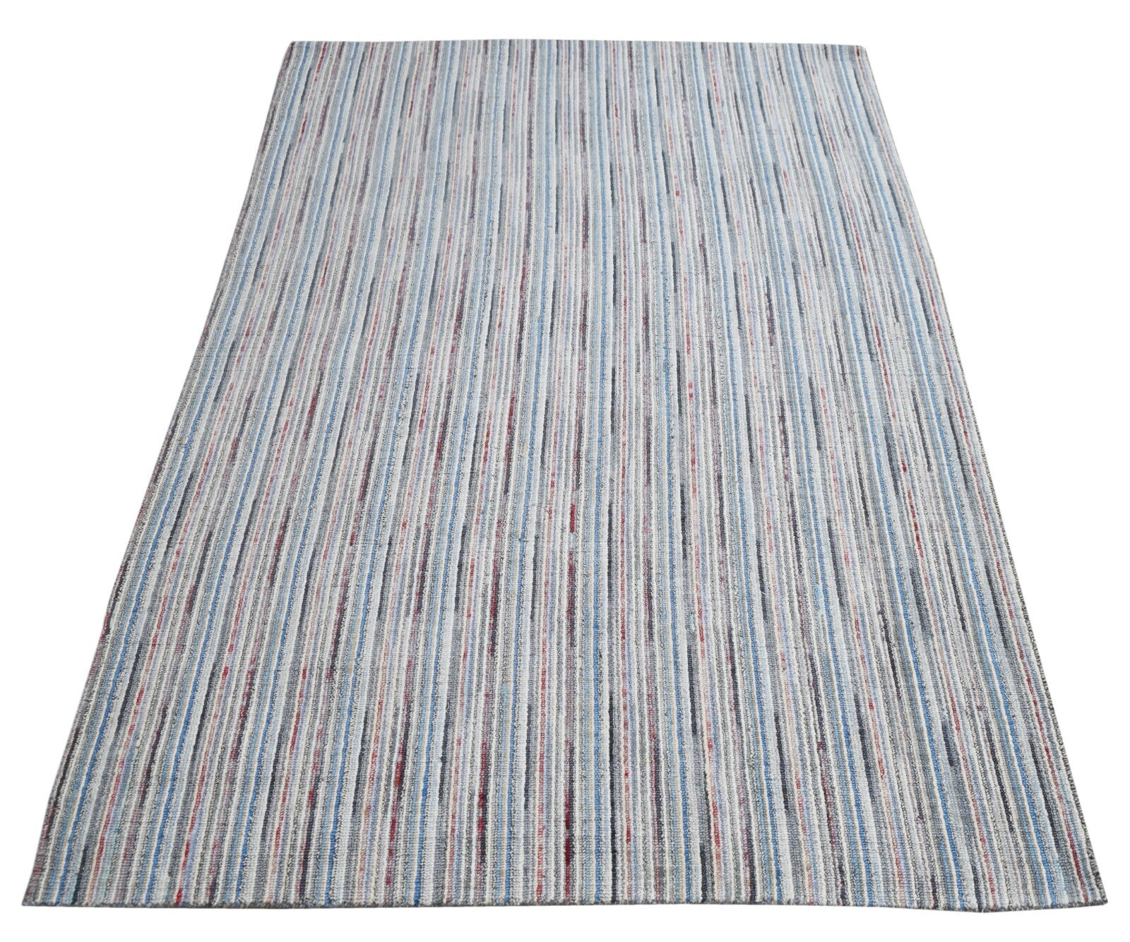 Handgewebter Teppich 150x240 Multi Glanzoptik Glanzoptik Wolle Wohnzimmer SH126