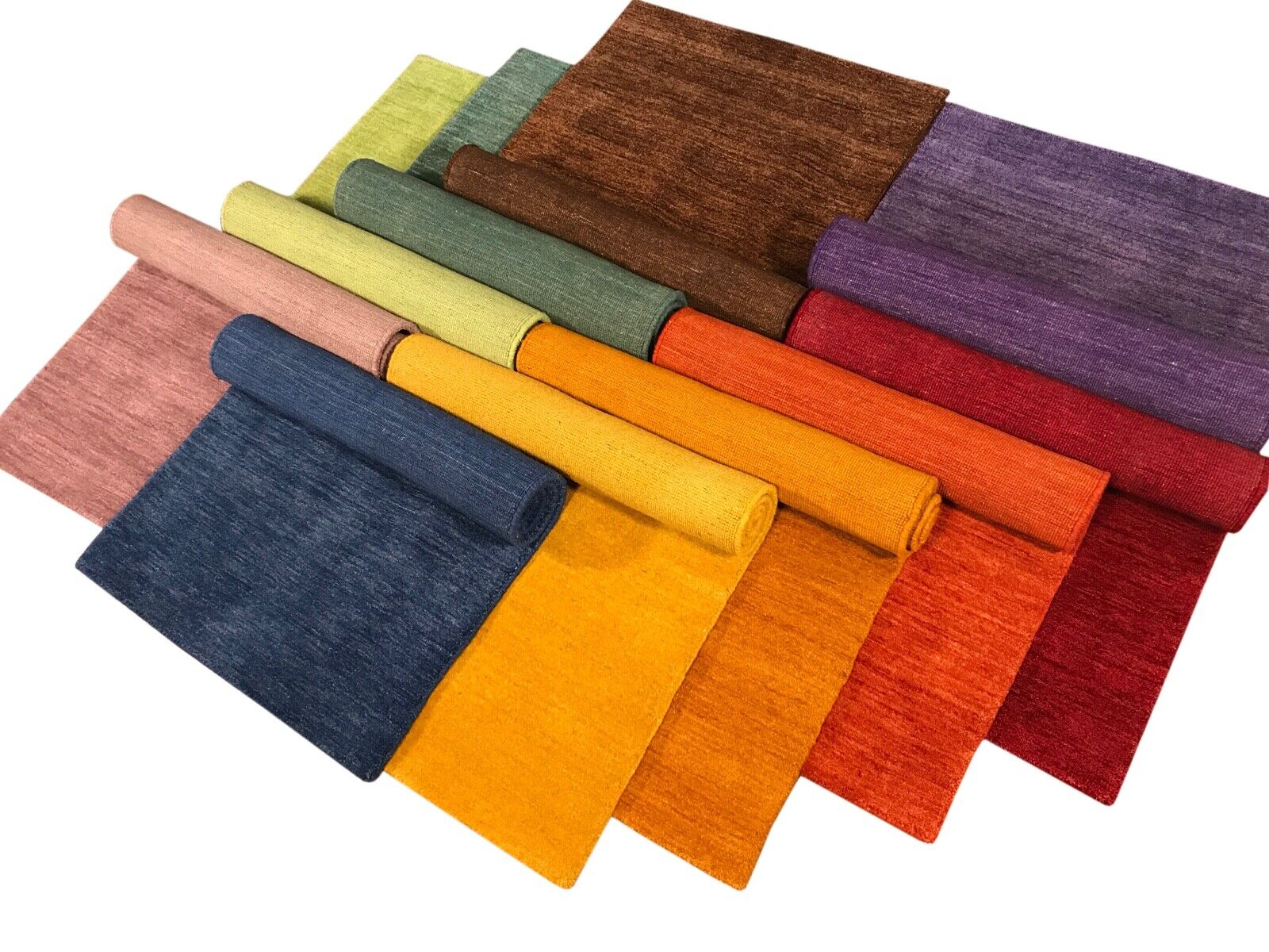 Orientteppich Handgewebt Gabbeh Teppich 100% Wolle Handloom Brücke Fussmatten