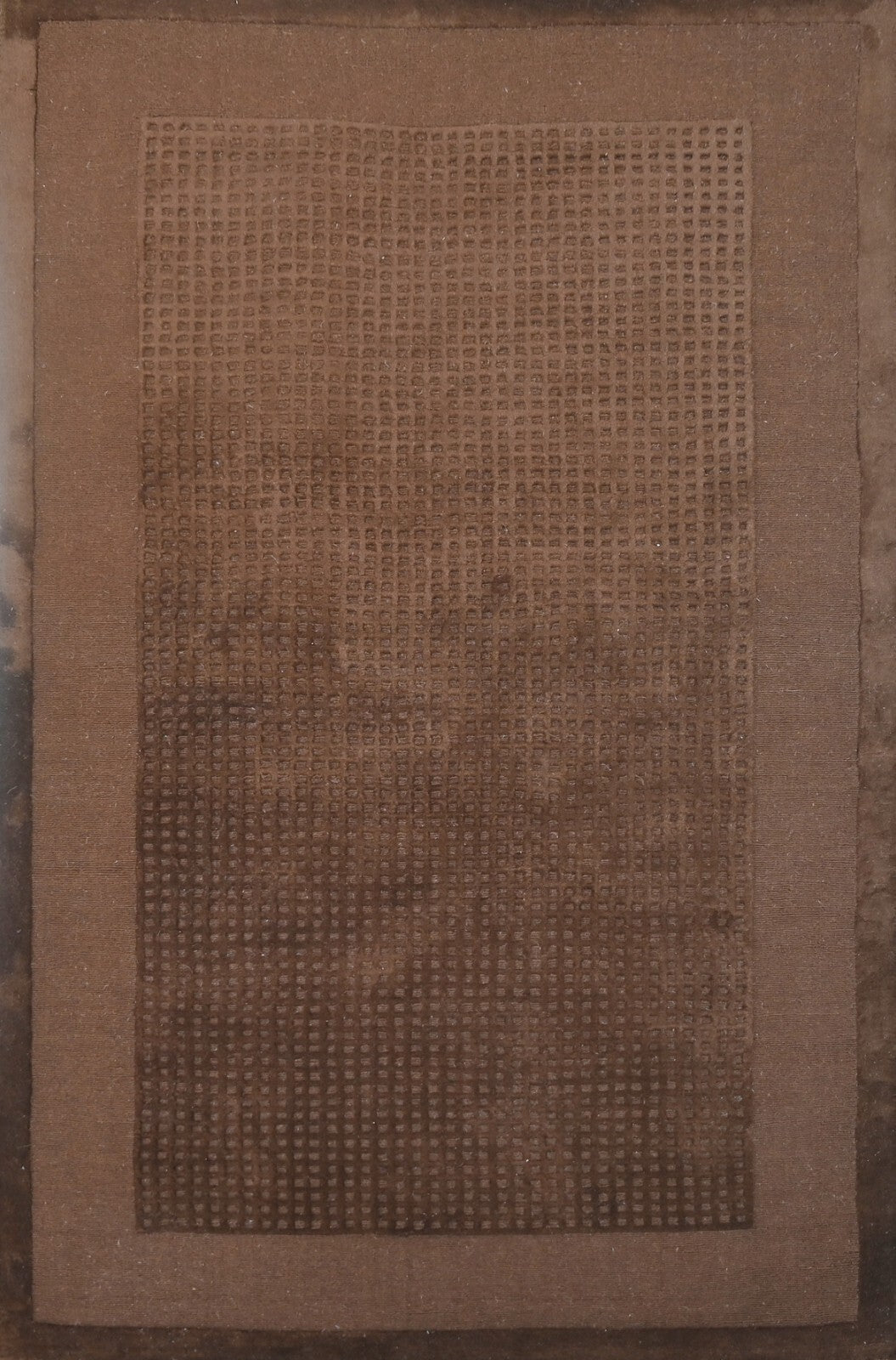 Handgetufteter Wolle teppich 150x240 braun Modern Wohnzimmer SH235