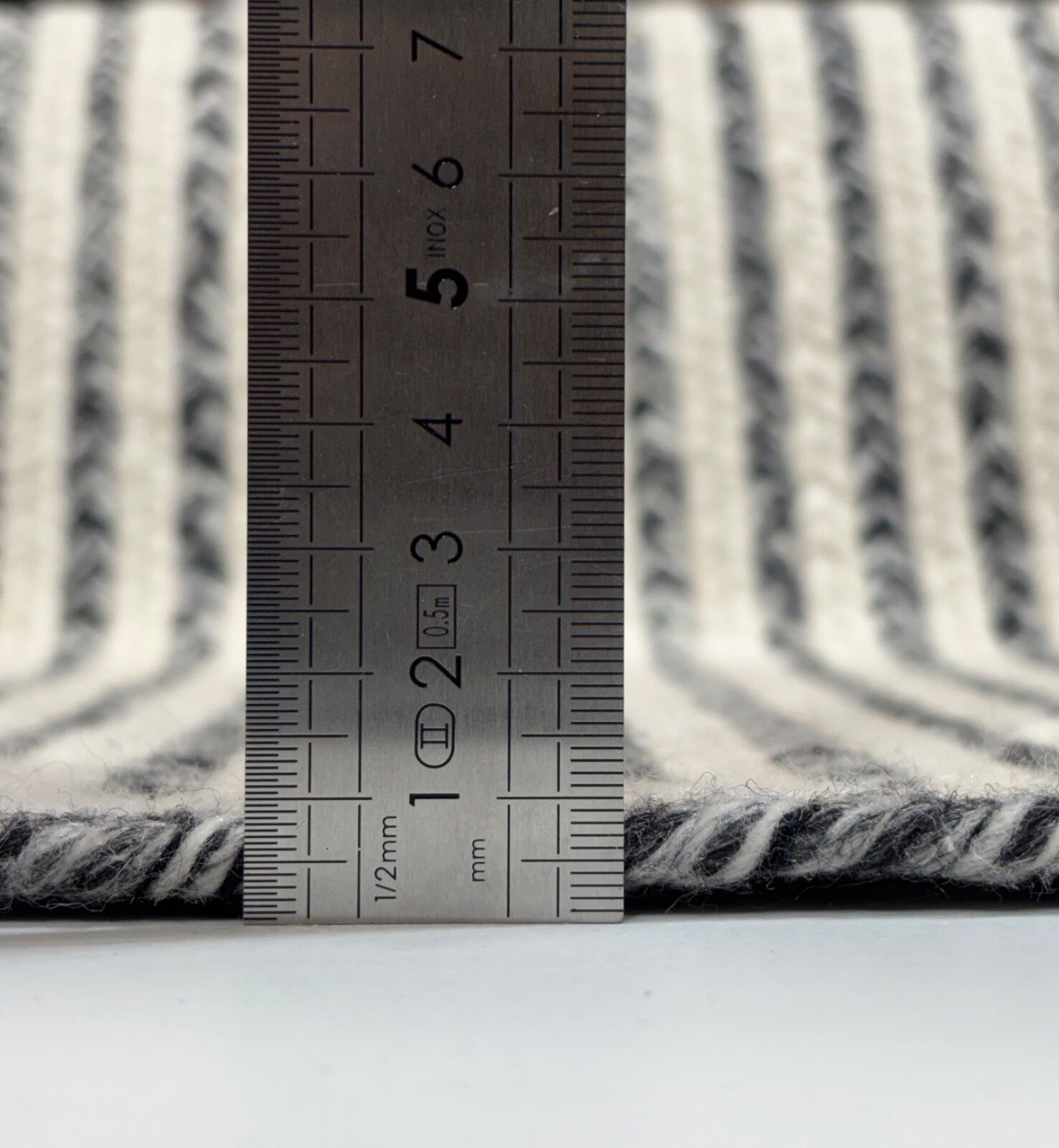 Ročno tkana preproga 60x90 cm s črtastim vzorcem, za zunanjo uporabo, za notranjo uporabo, iz preje iz PET, moderna, HW11