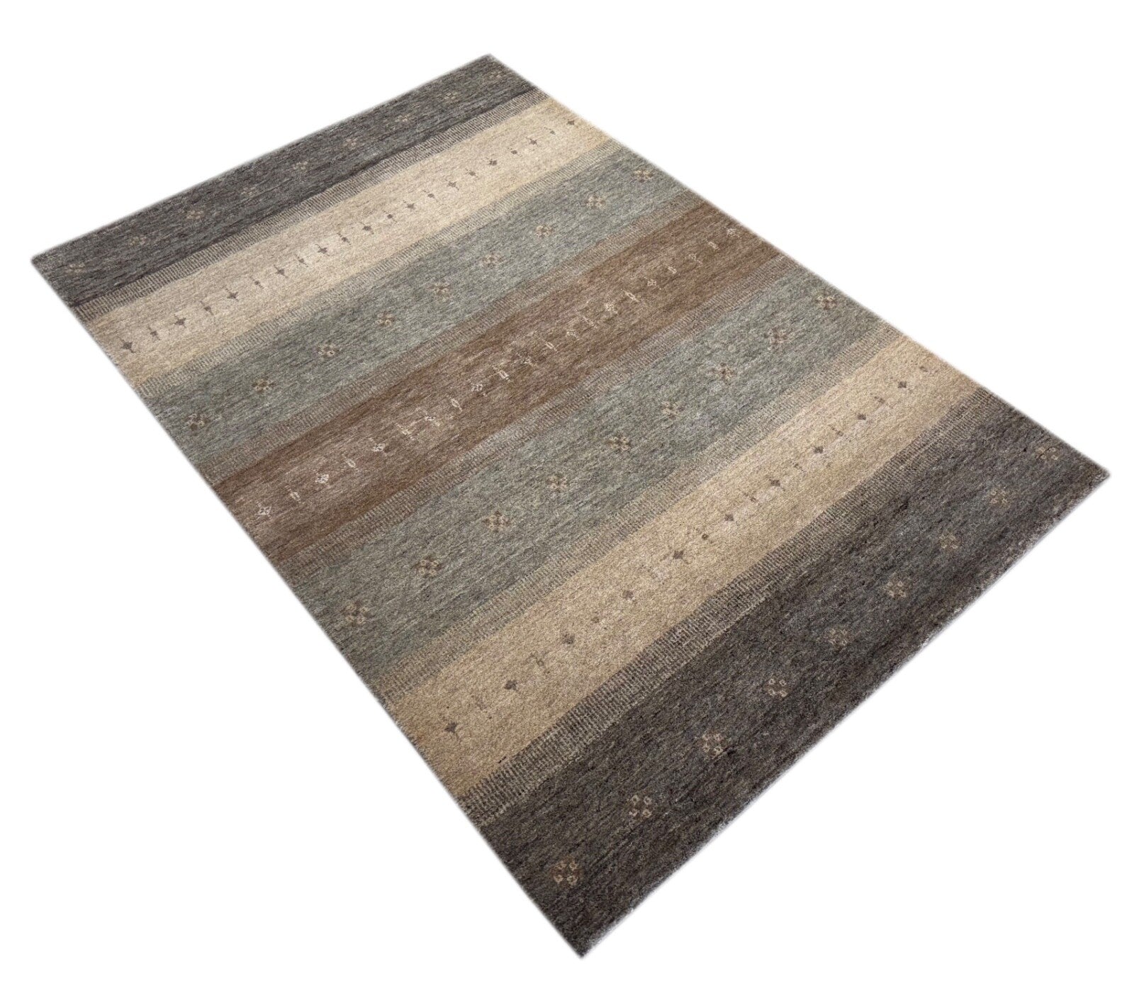 Handgeknüpft Orientteppich 170x240 Wolle Teppich Klassisch Design st64