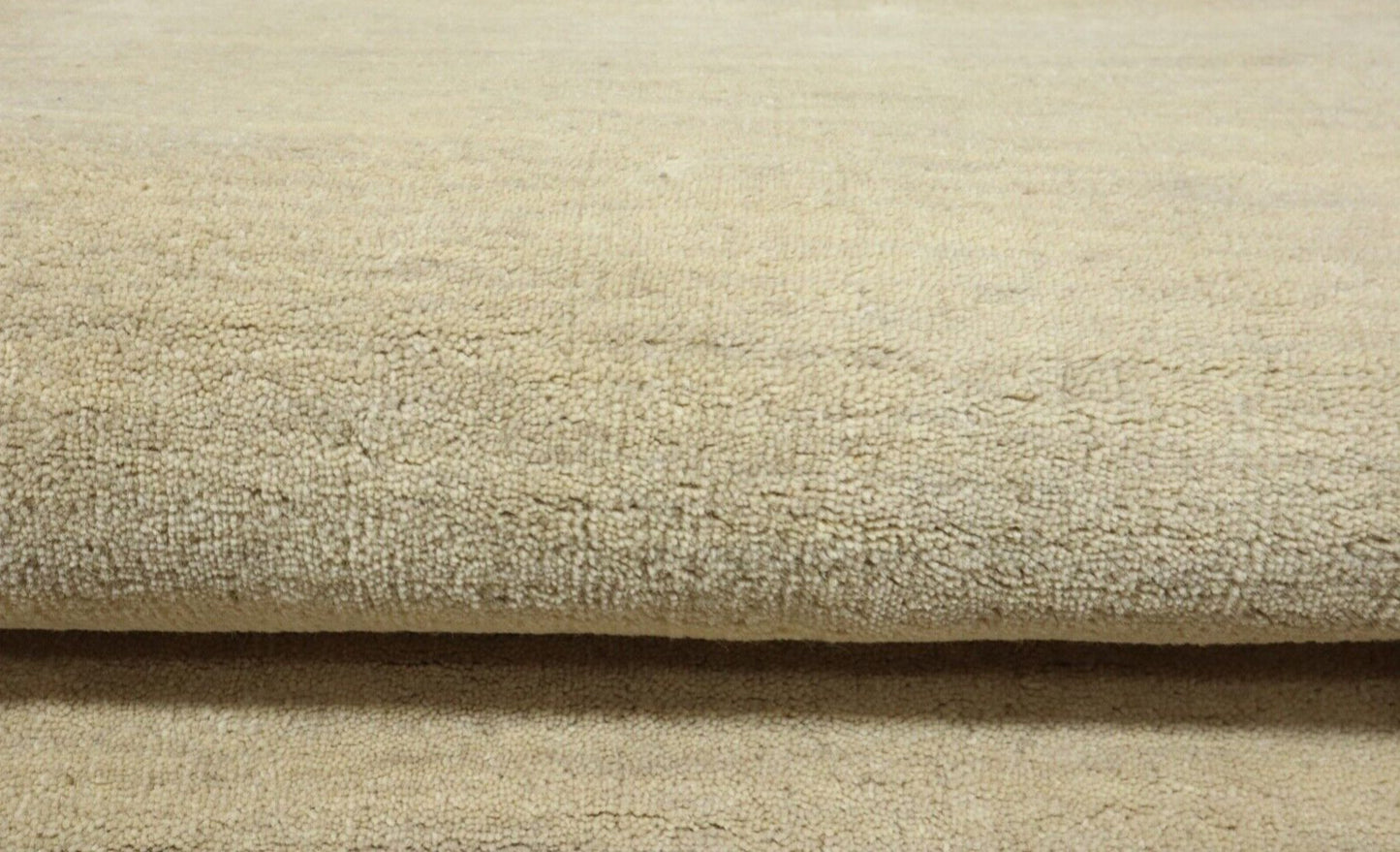 Gabbeh Teppich 100% Wolle 70X140 cm Handarbeit Beige Handgetuftet T1036