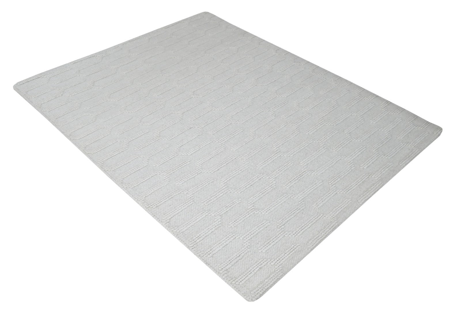 Bunter Wollteppich 120x180 cm Handgefertigt Modern Teppich sh216