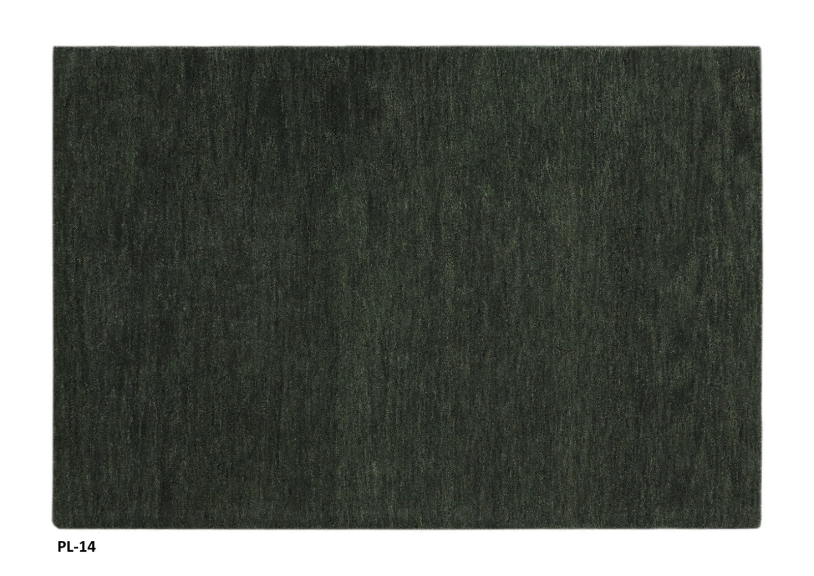 Gabbeh Teppich 100% Wolle Grau Uni Farbe 120x180 cm Handgemacht PL14