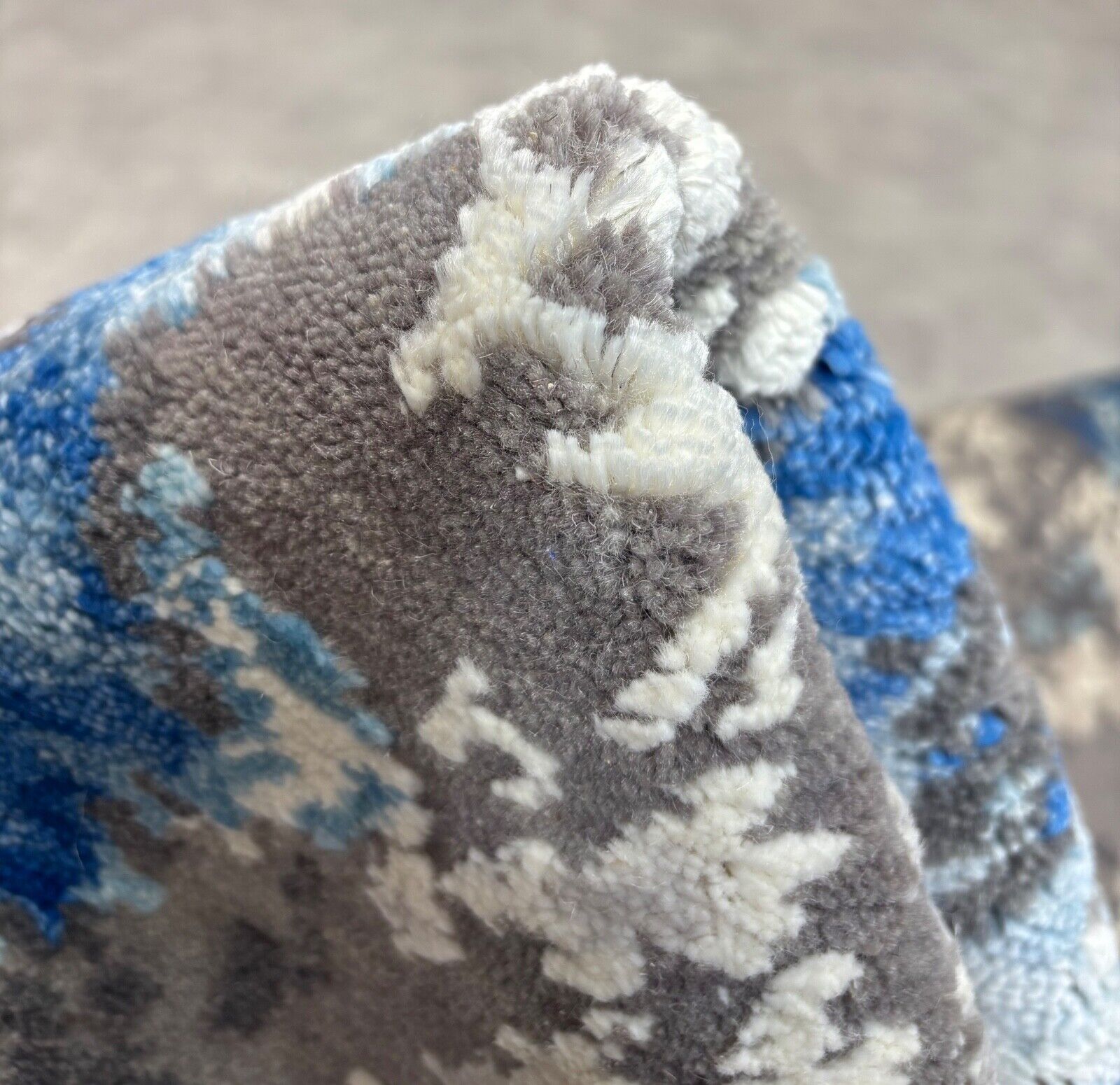 Handgeknüpft Teppich Einzigartiges Design Bambus seide Wolle 168X242 cm DS4