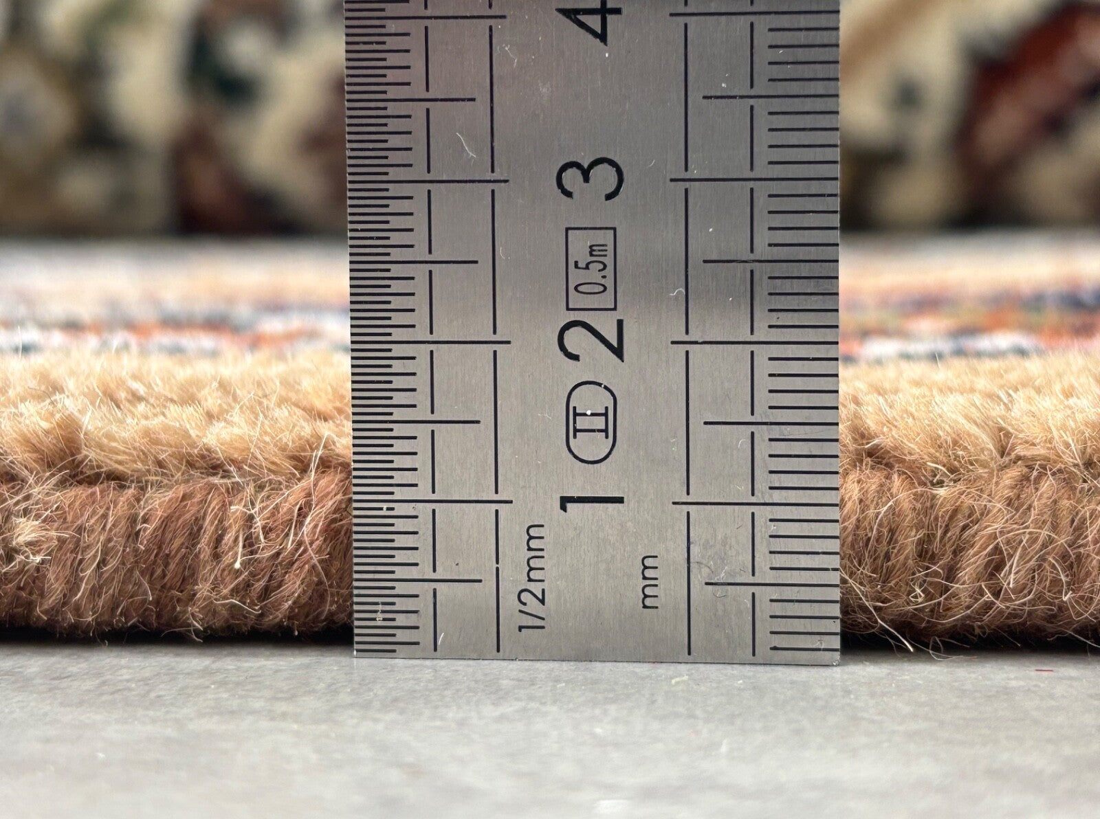 Orientteppich Herati 250x350 cm Handgeknüpft Beige Braun Unikat Teppich in Wolle