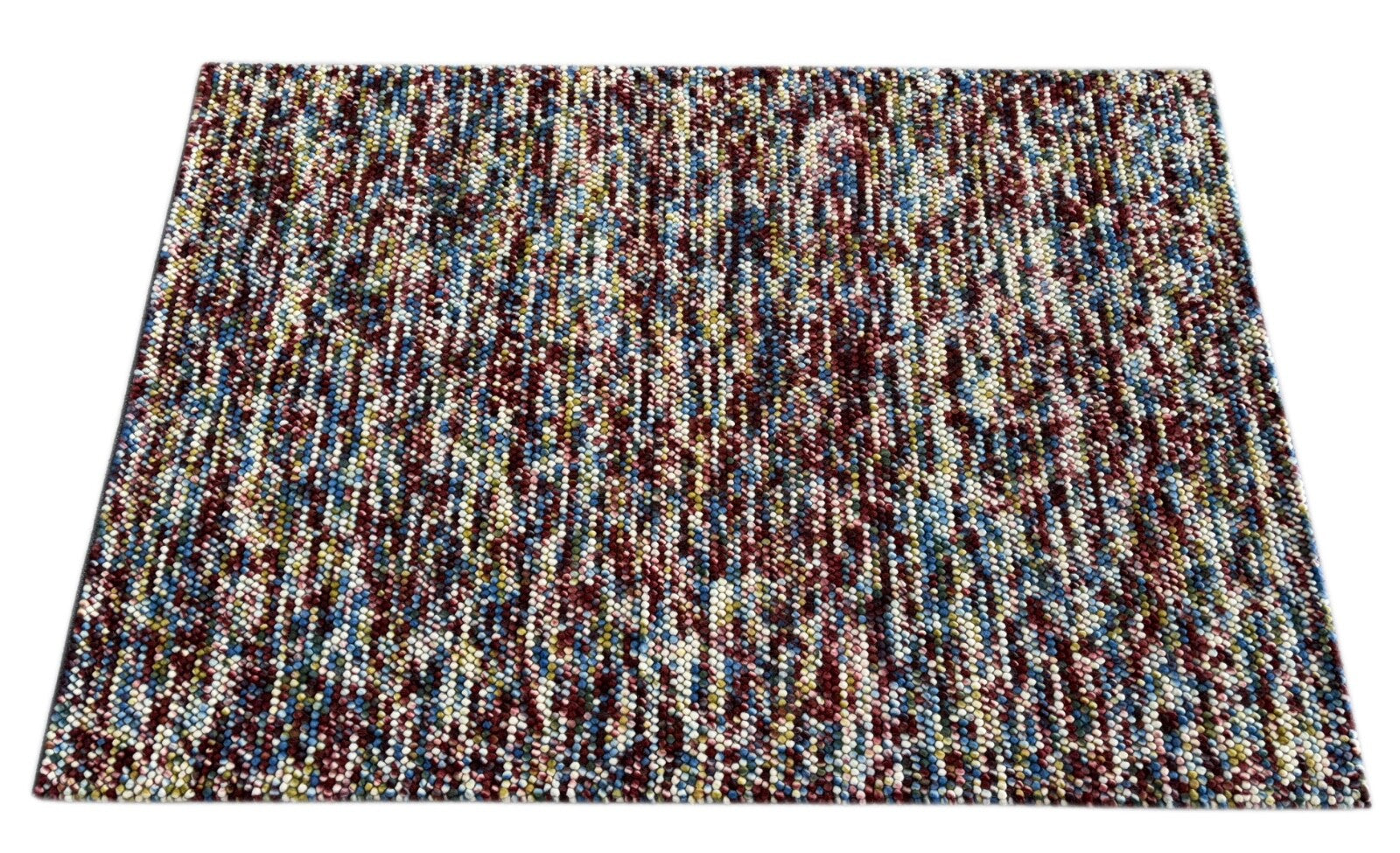 Tappeto di lana colorato 170x240 cm Tappeto moderno naturale fatto a mano st14