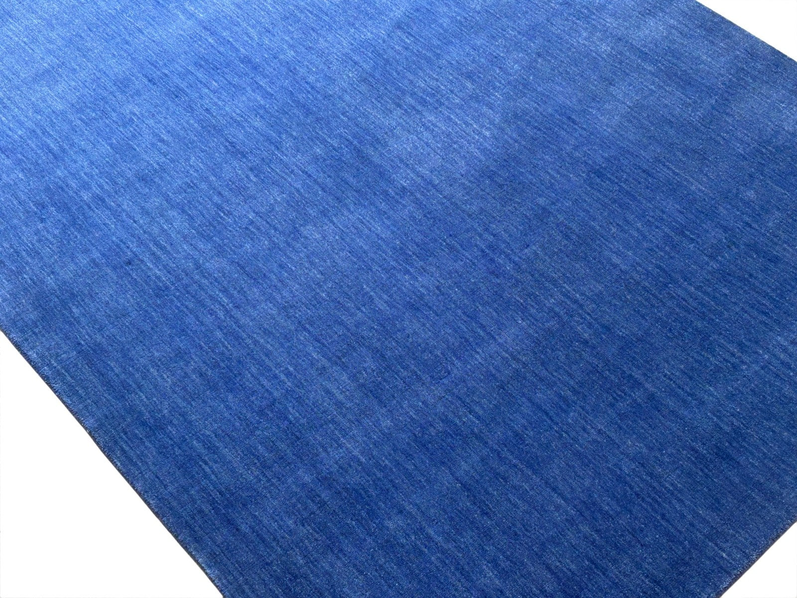 Orientteppich Gabbeh Teppich 100% 170x240 cm Handgewebt 100% Wolle Blau Modern