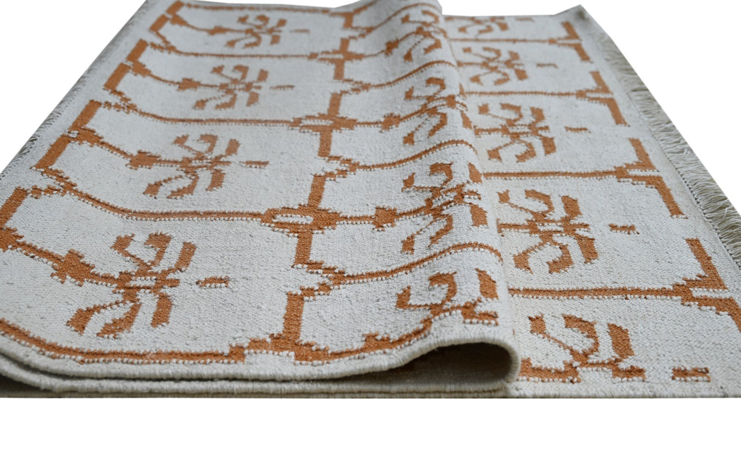 Bunter Wollteppich 120x180 cm Handgefertigt Modern Natur Teppich sh191