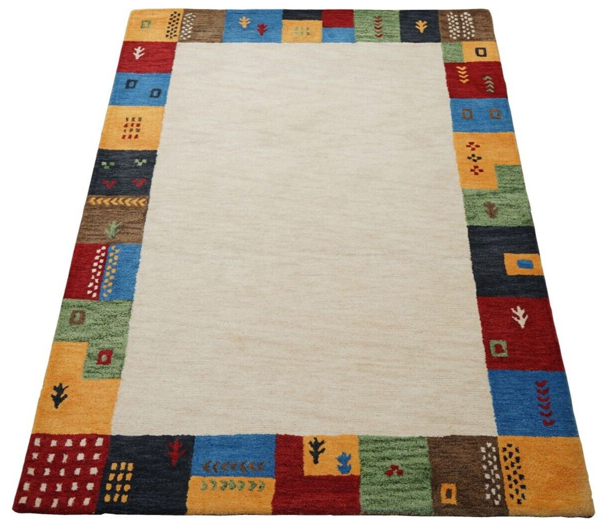 Gabe Teppich 160X230 cm 100% Wolle Orientteppich Handgetuftet HT210