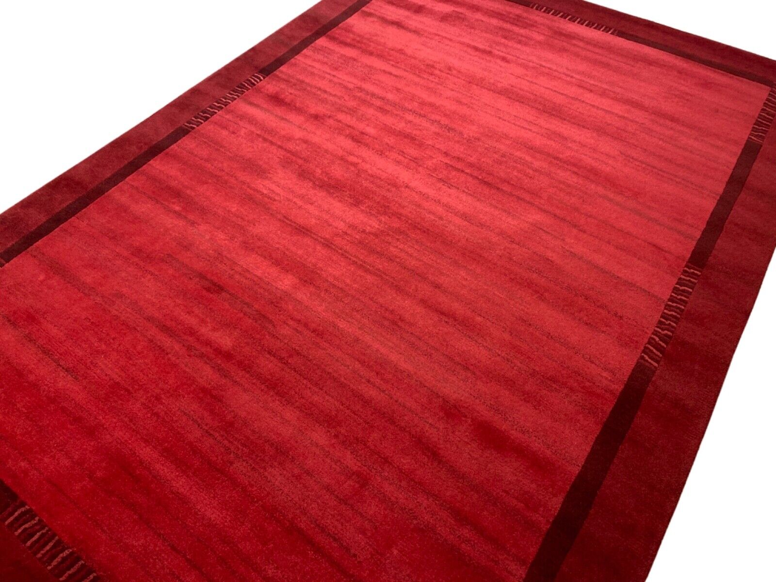 Rot Teppich Handgeknüpft 250X350 cm Orange 100% Wolle Orientteppich Indo Nepal