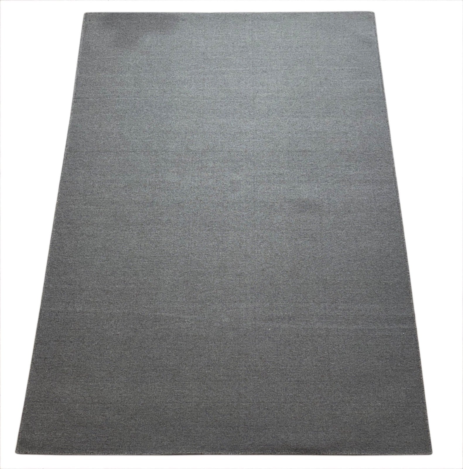 160x230 cm Kilim Teppich Handgewebt Flachgewebe Grau 100% wolle