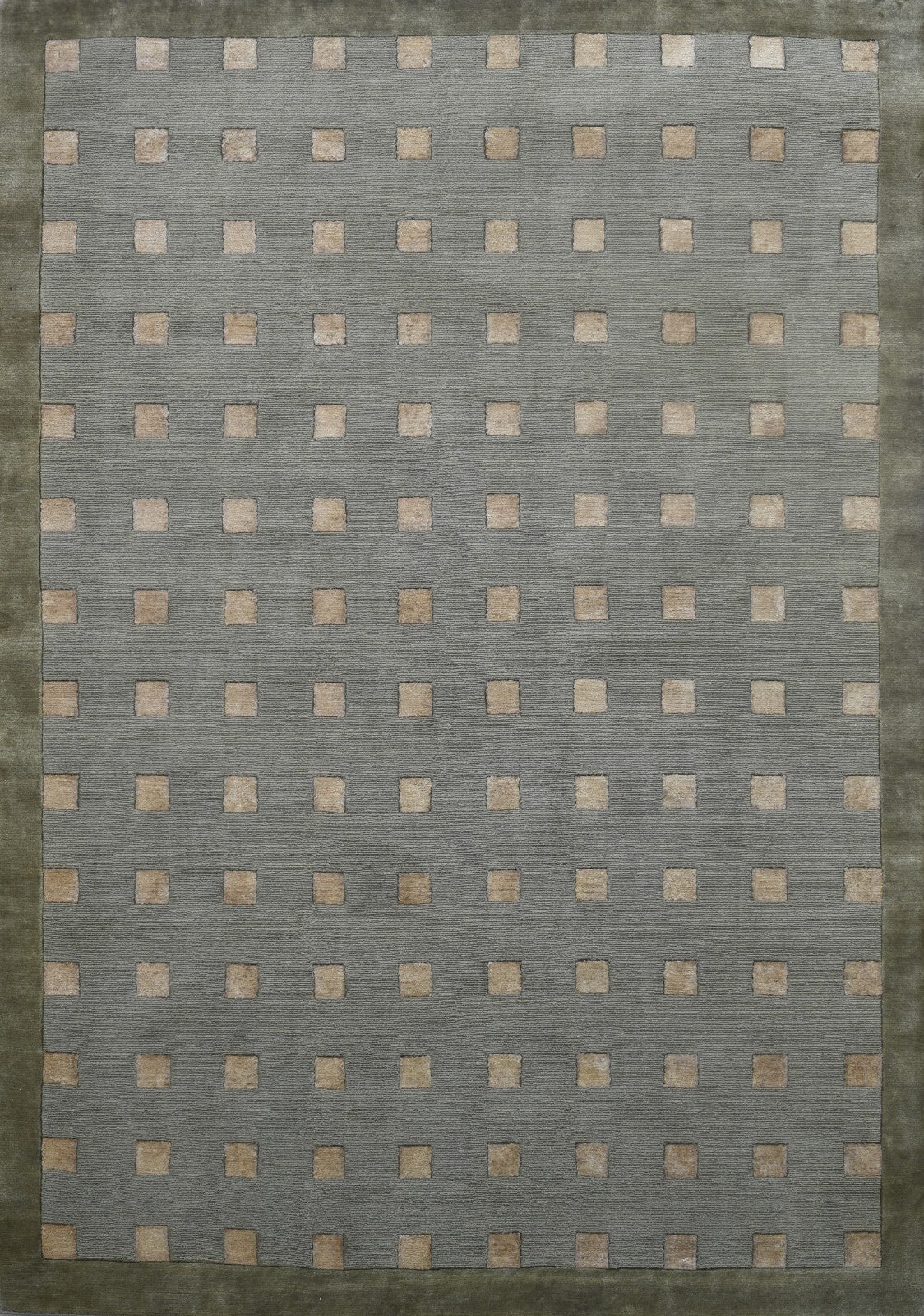 Modernes Handgeknüpfter Wolle 170x240 Vintage grau Wohnzimmer Teppich SH181