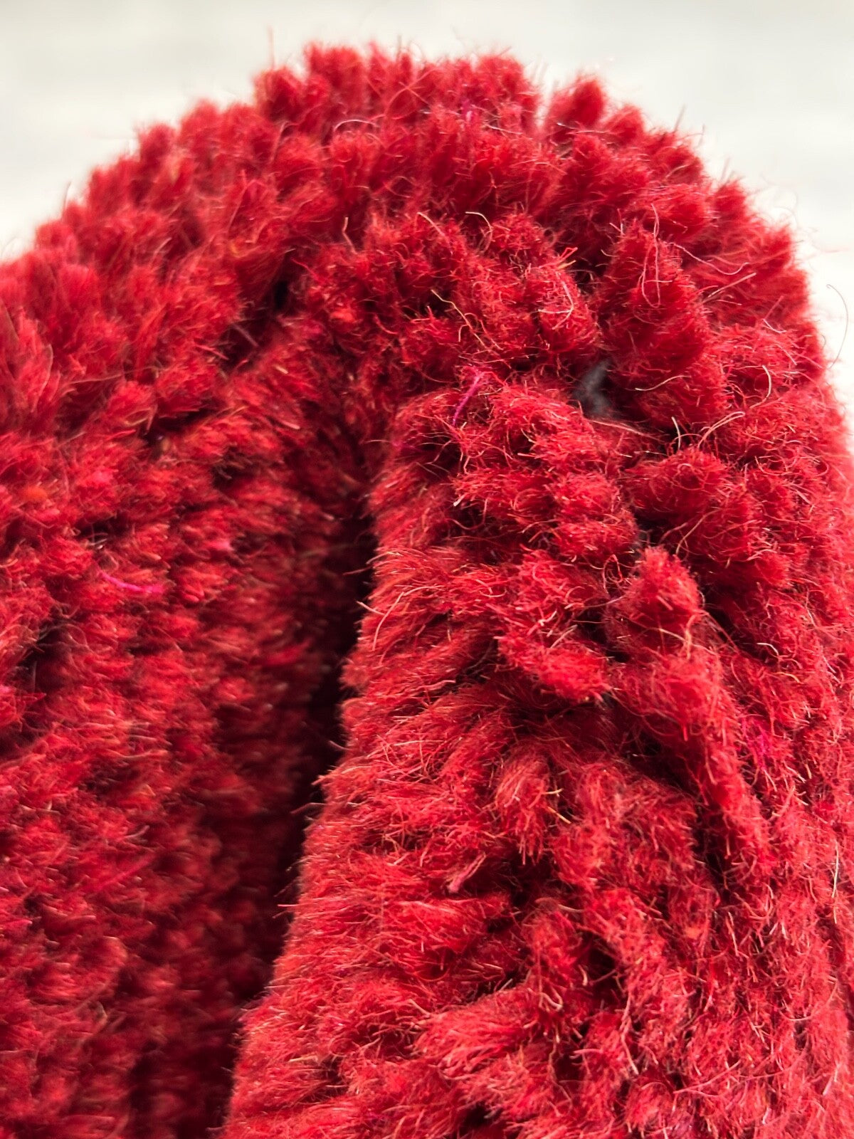 Rot Teppich Indo Nepal Handgeknüpft 100% Wolle 160X230 cm Orientteppich R55B