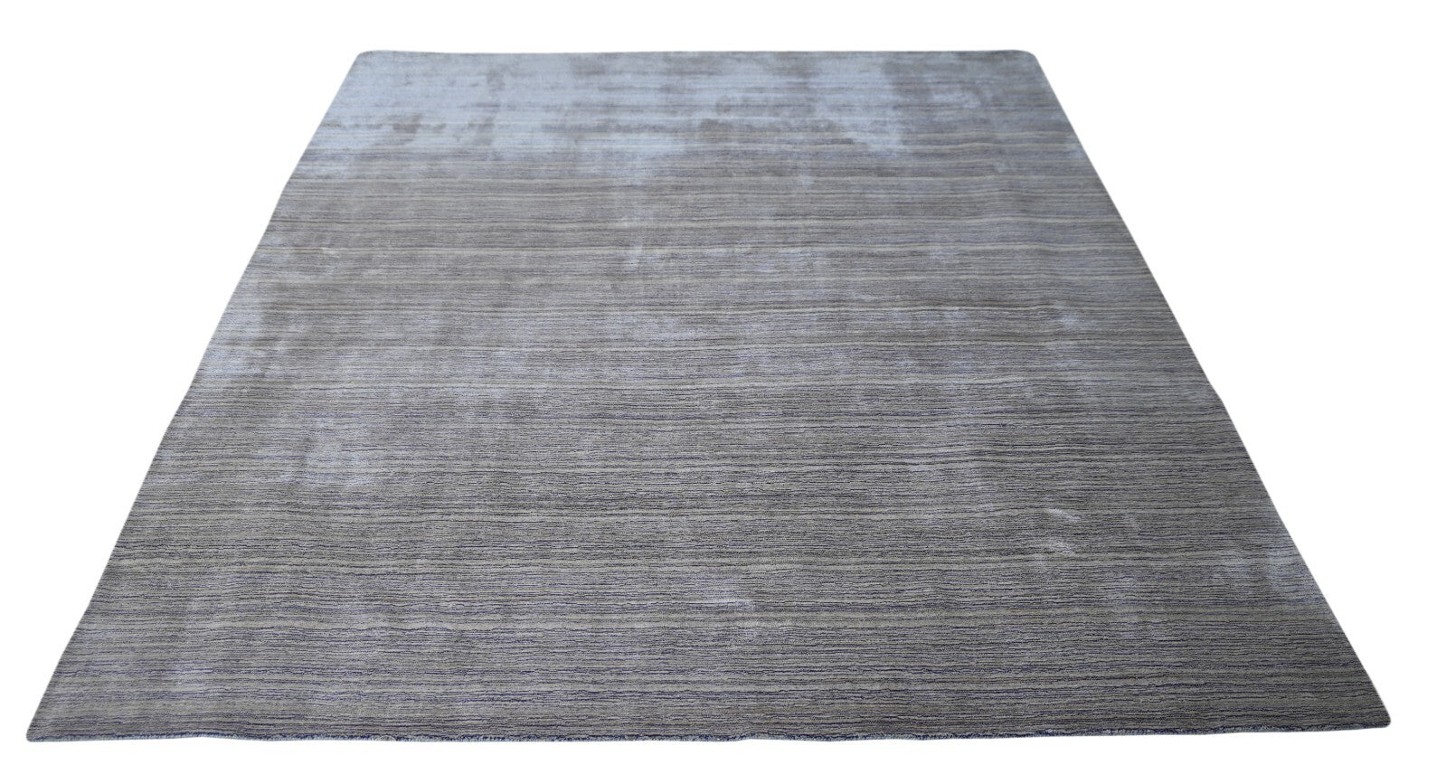 Handgewebter Teppich 200x300 Mehrfarbig Viskose Glanzoptik Wohnzimmer SH271