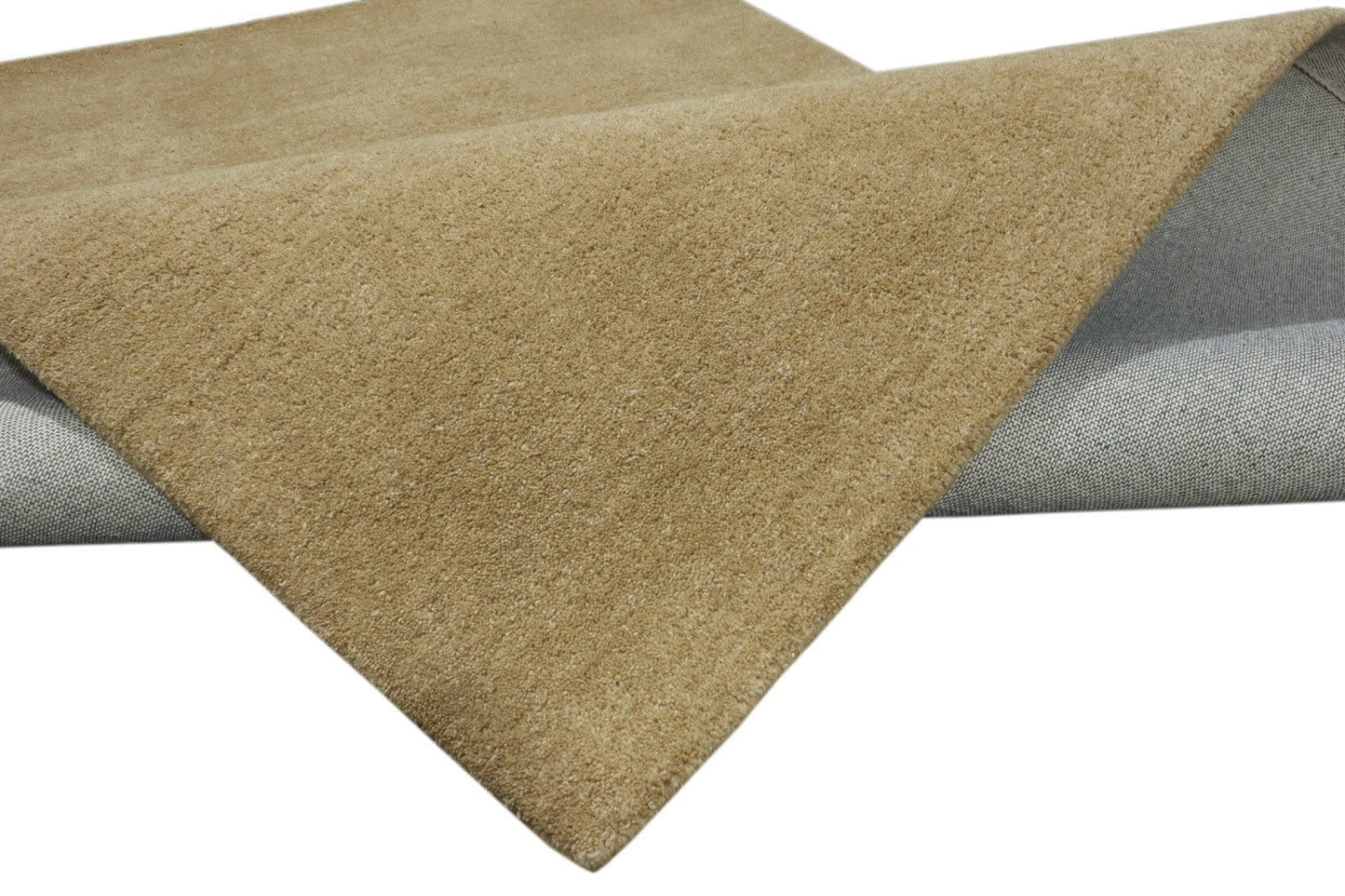 Preproga Gabbeh, 100 % volna, bež enobarvna, 120 x 180 cm, ročno izdelana, PL4