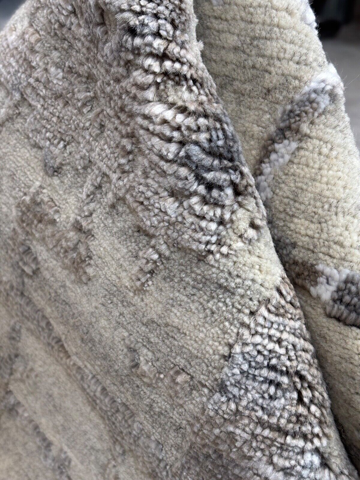 Handgeknüpft Nepal Teppich Einzigartiges Design Bambu seide Wolle 177X239 cm 901