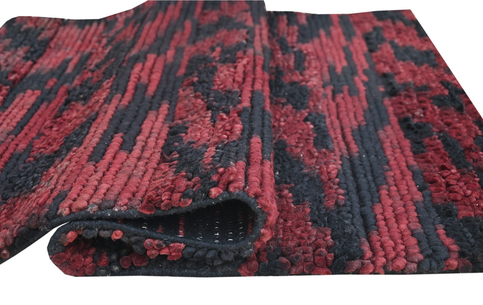 Bunter Wollteppich 120x180 cm Handgefertigt Modern Teppich sh165