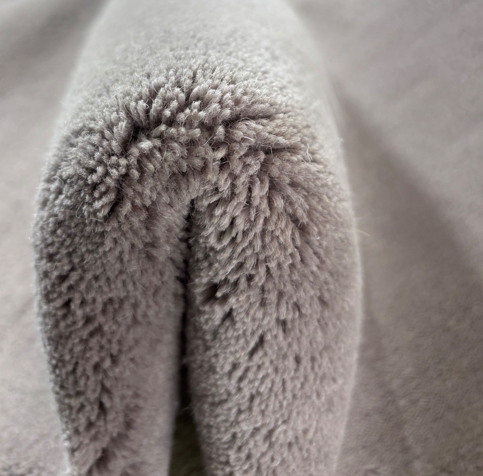 ZEBRA Design Teppich 200x300 cm Handgetuftet 100% Wolle Grau Schwarz Beige R47